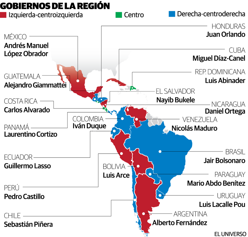 ¿qué Países Cambiaron La Tendencia Política De Sus Gobiernos Tras Elecciones En Latinoamérica Enemk 7150