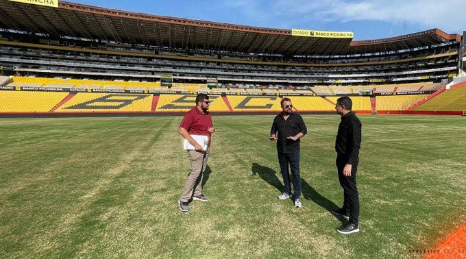 Directivos del Athletico Paranaense estuvieron en Guayaquil por logística para la final única de la Copa Libertadores