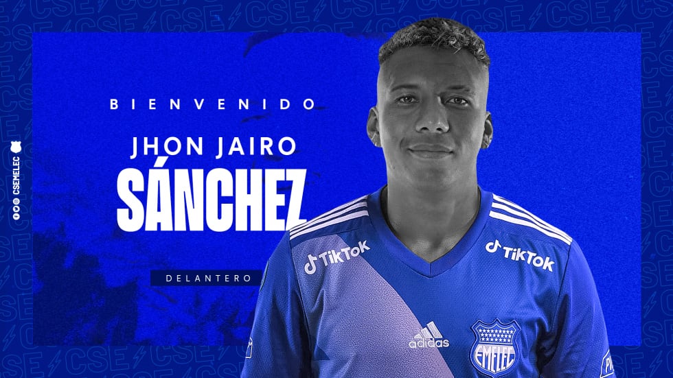 Jhon Jairo Sánchez, el tercer fichaje de Emelec en la era del presidente José Pileggi Véliz