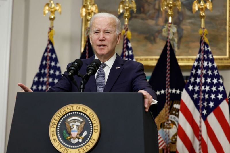El presidente de EE.UU., Joe Biden, ha querido tranquilizar a los clientes bancarios. GETTY IMAGES