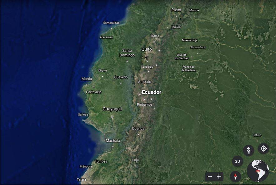 Between 1984 and 2020, the Ecuadorian cambio moved to satellite imagery |  Ecuador |  Notice