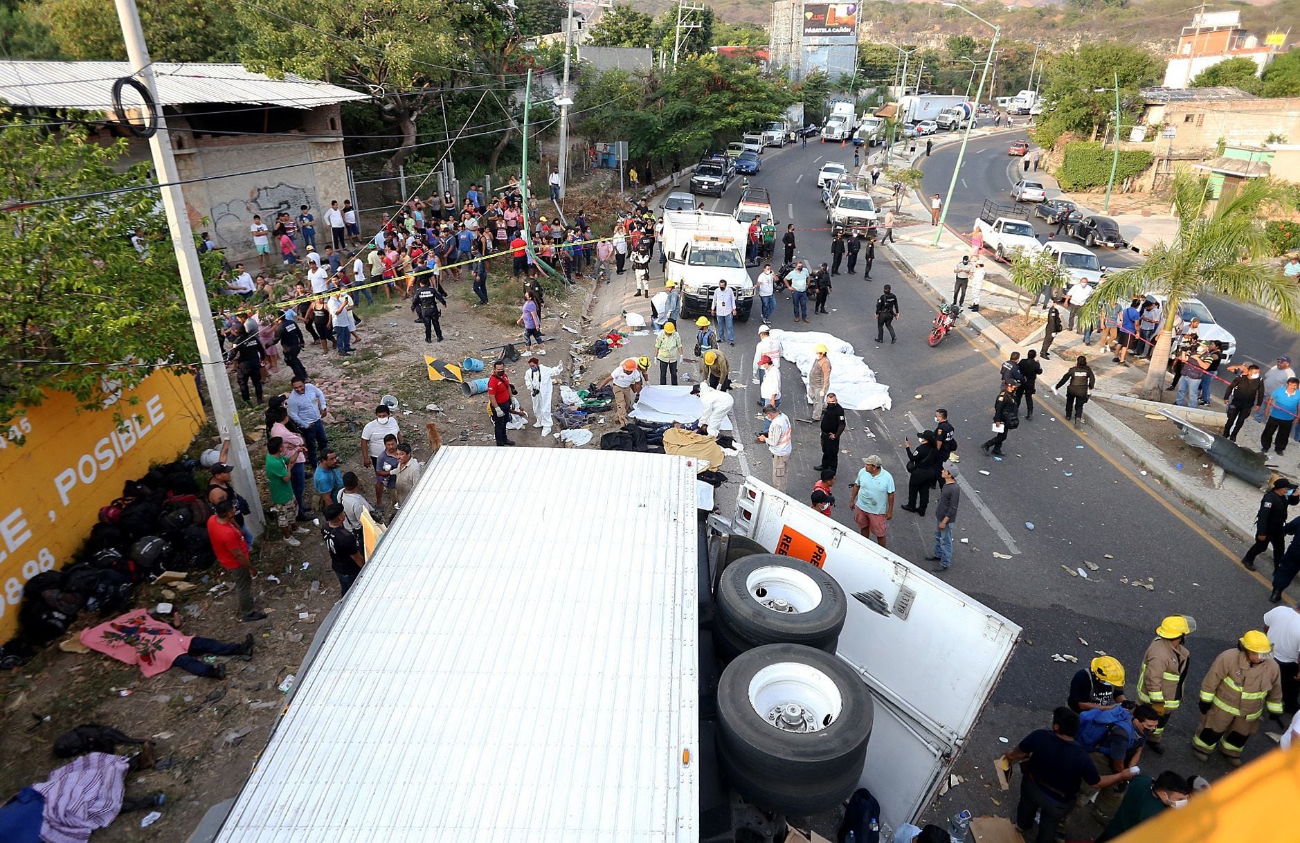 Autoridades confirman que hay un tercer ecuatoriano herido por el accidente en Chiapas-México, que provocó la muerte de 55 migrantes