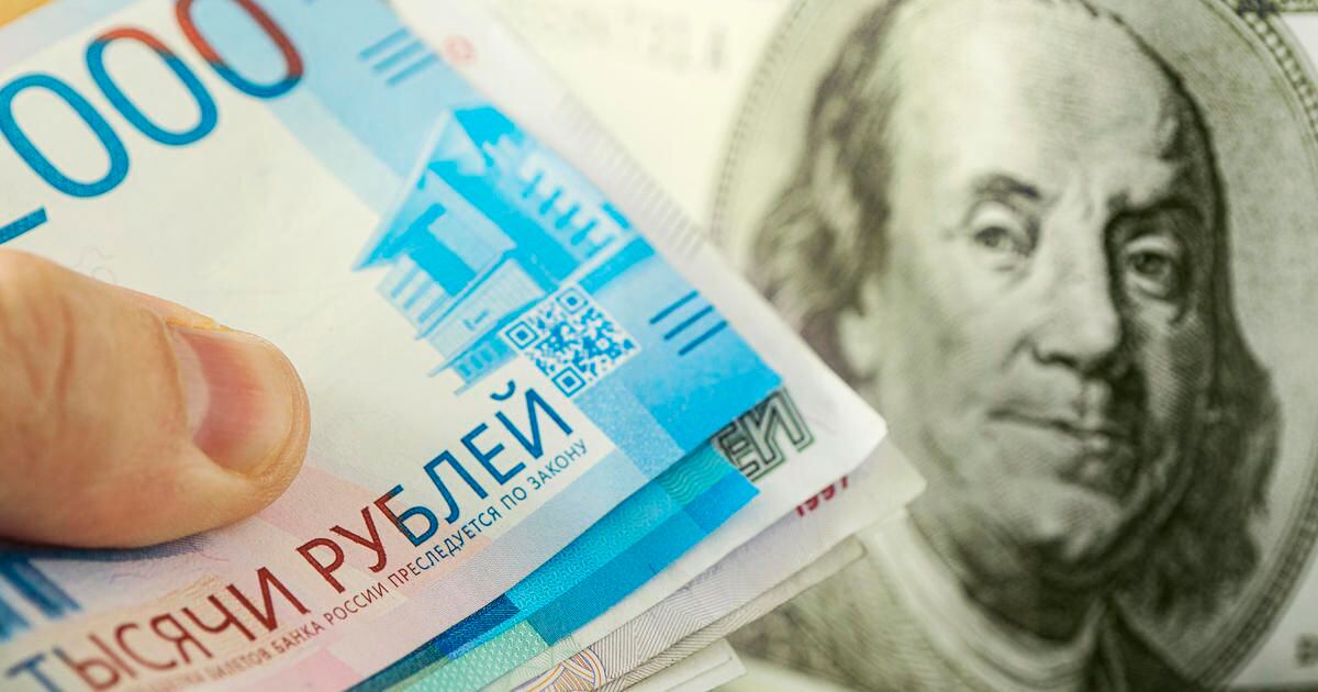 Imagen referencial del rublo ruso.