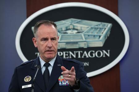El general Pat Ryder habla durante una rueda de prensa en el Pentágono el 6 de septiembre de 2022 en Arlington, Virginia.