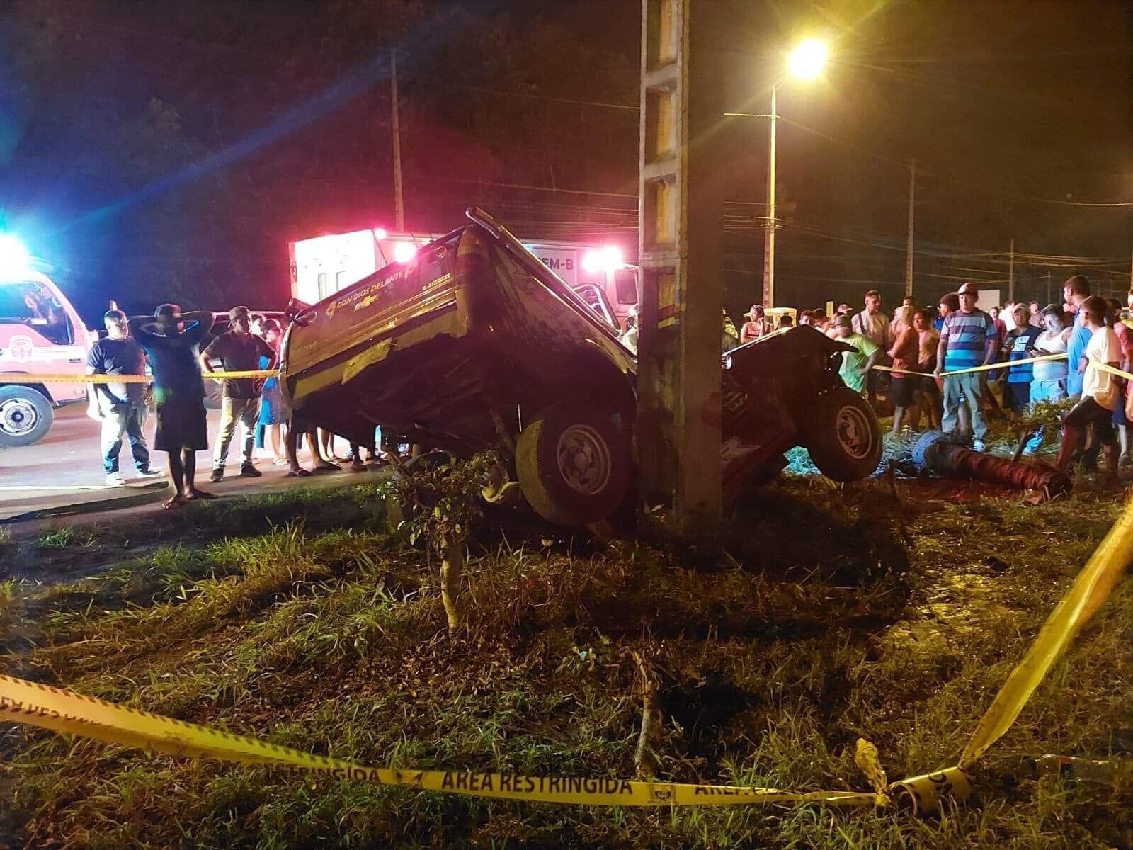 Policía murió en un accidente de tránsito mientras trataba de huir de asaltantes