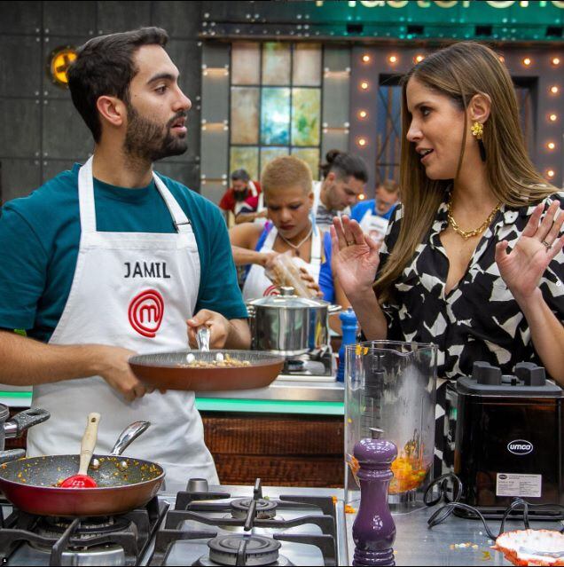 Jamil cumplió su sueño de conocer a la chef Carolina Sánchez.