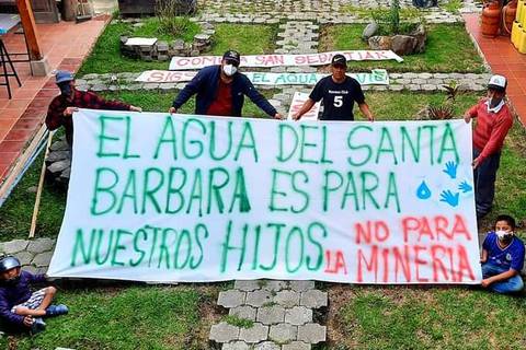 Nueva demanda de acción de protección contra minería, audiencia en Azuay fue diferida