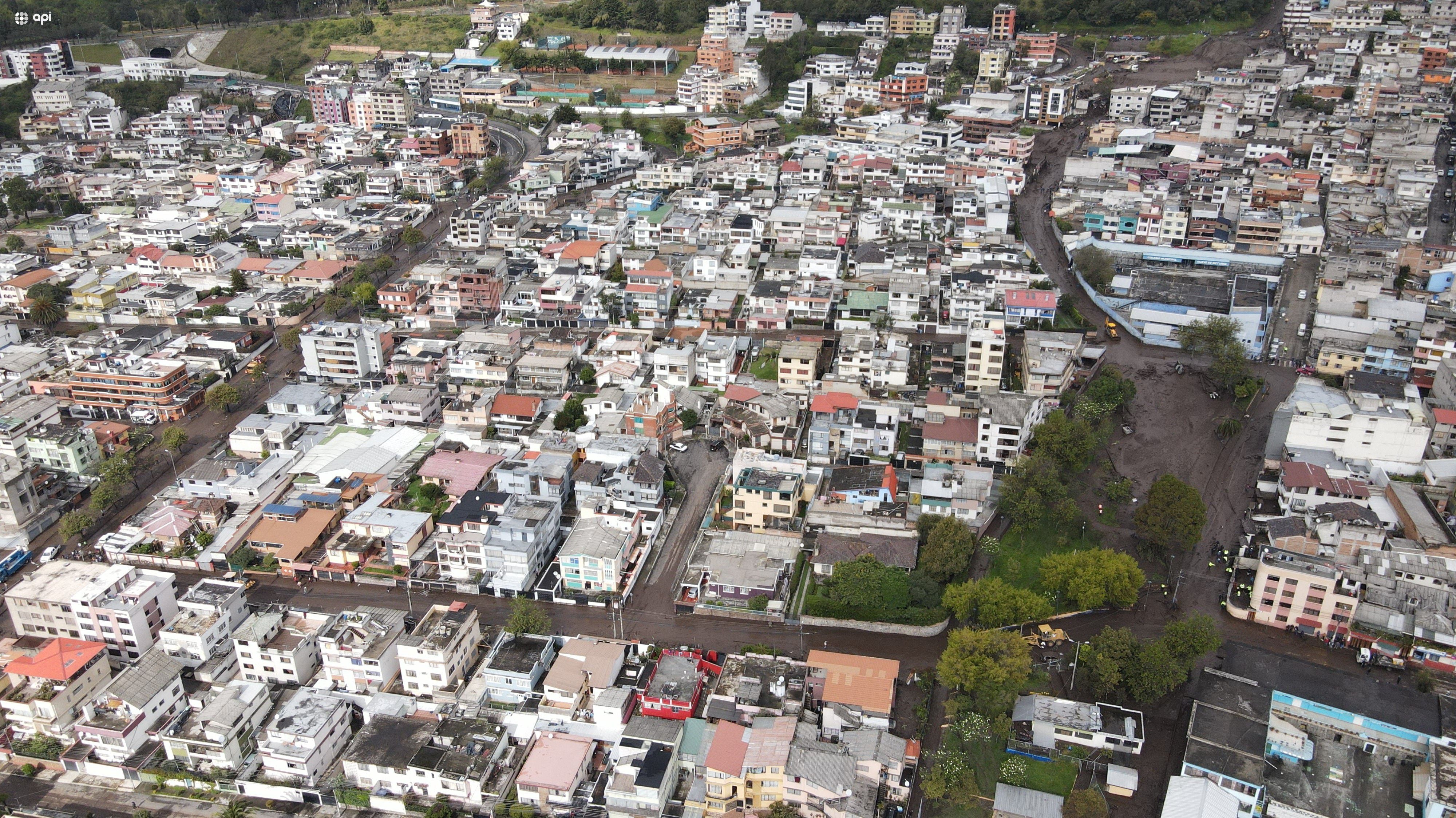El aluvión fundió a La Comuna y a La Gasca, dos barrios de Quito con realidades y orígenes distintos