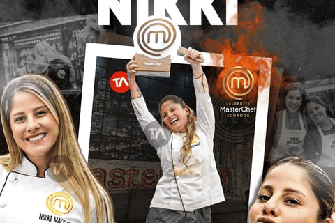 ‘Feliz de ser la primera mujer en ganar’: Nikki Mackliff, campeona de ‘MasterChef Celebrity Ecuador’, lleva un mes estudiando Gastronomía