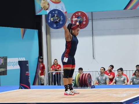 Neisi Dajomes y Tamara Salazar se reparten medallas de oro en el Panamericano de ​Levantamiento de Pesas