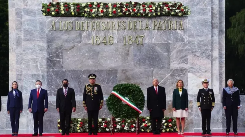 El gobierno de México conmemora a los Niños Héroes cada 13 de septiembre. Gobierno de México