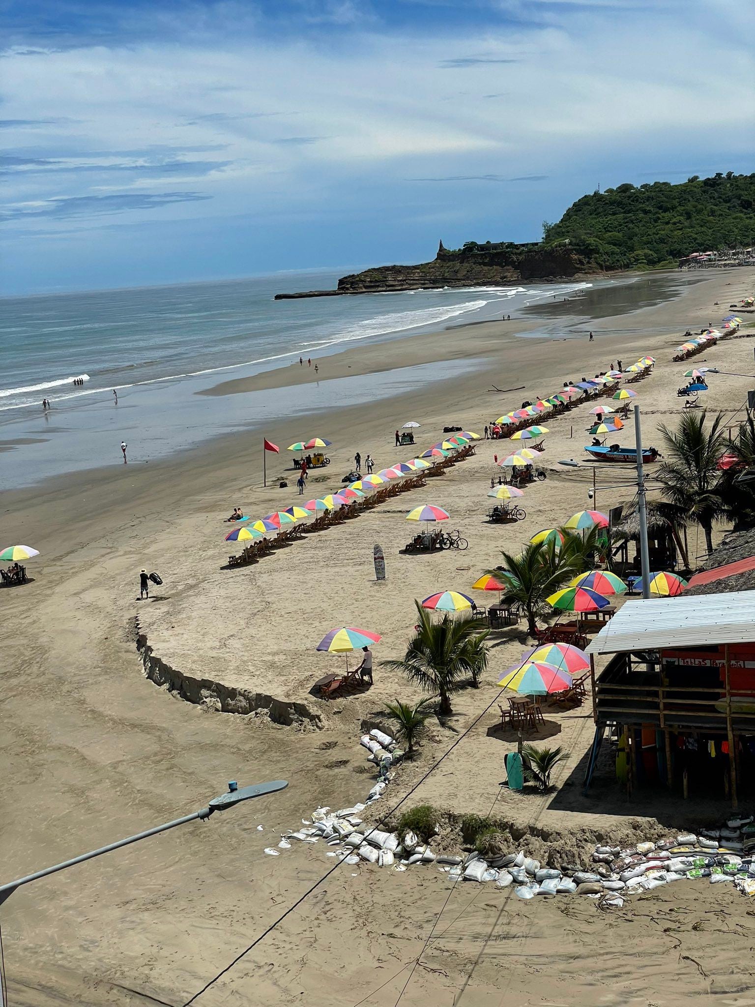 ‘Montañita con cero turistas. Toque de queda afecta a turismo’