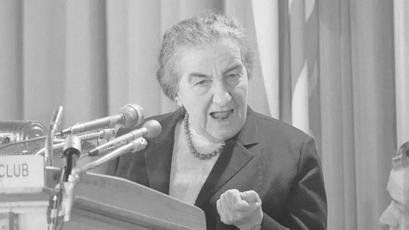 GETTY IMAGES Golda Meir le declaró la guerra al terrorismo tras el ataque a los atletas israelíes en Múnich.