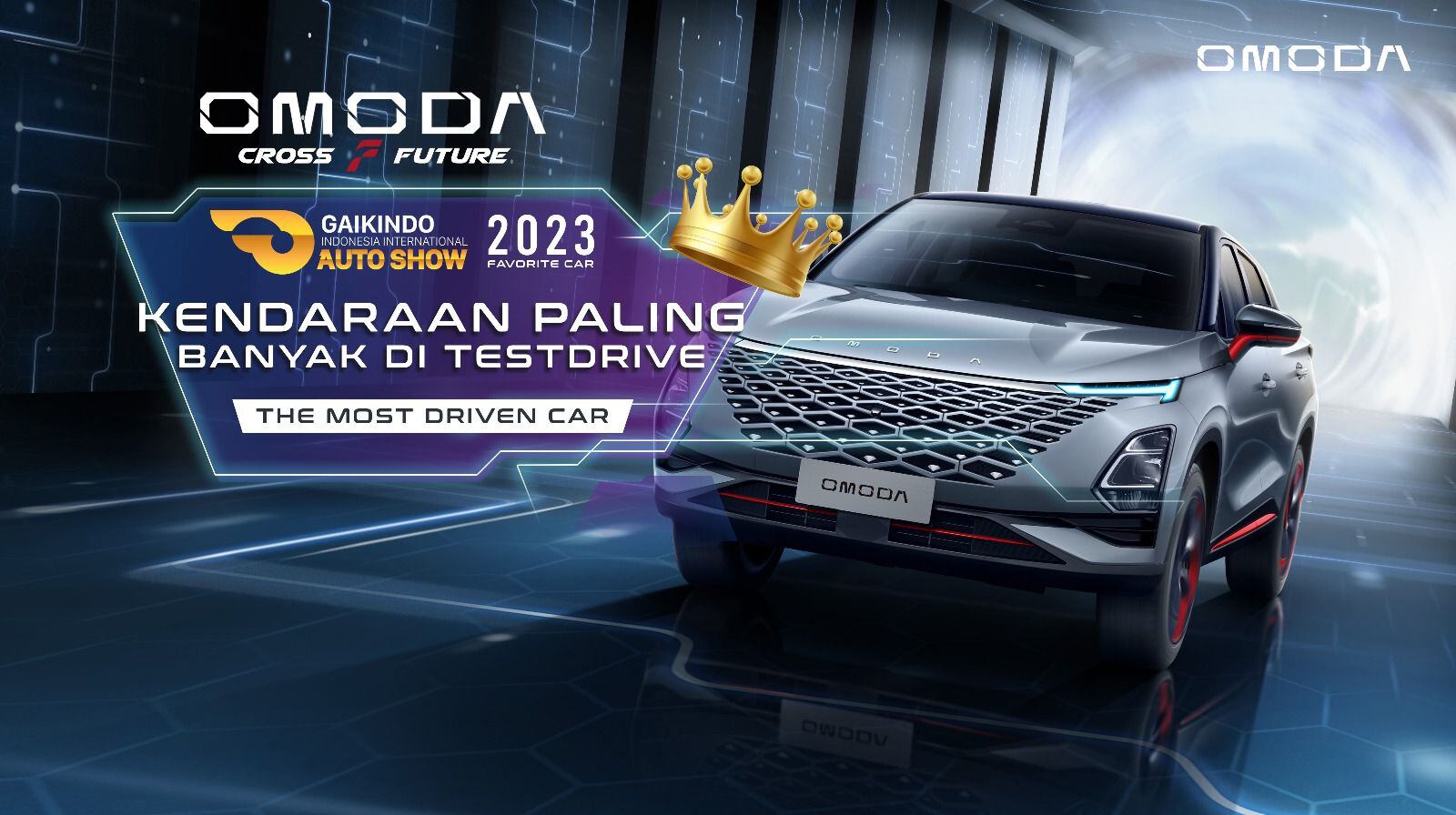 El Omoda C5 obtuvo el galardón al  Mejor SUV de pruebas, otorgado por la Asociación de la Industria Automotriz de Indonesia.