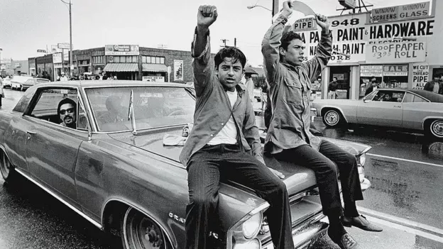Los chicanos realizaron numerosas protestas entre finales de 1960 y comienzos de la década de 1970.
