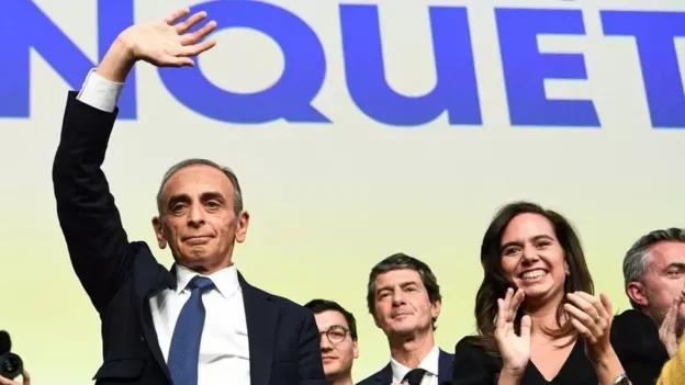 El candidato de extrema derecha Éric Zemmour instó a sus seguidores a votar por Le Pen.