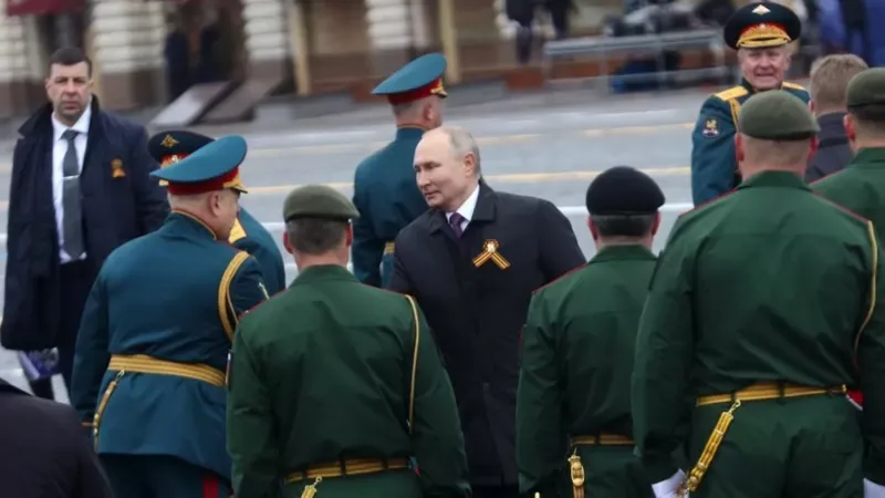 Vladimir Putin ha jugado un papel clave en la construcción del Día de la Victoria como un espectáculo. Getty Images