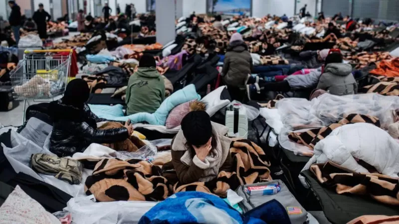 EUROPA PRESS NEWS Más de medio millón de personas han huido de Ucrania.