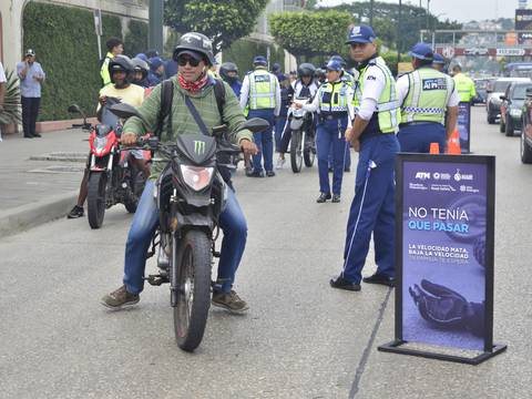 ‘No tenía que pasar’, la campaña de la ATM para evitar nuevas muertes en motorizados de Guayaquil 