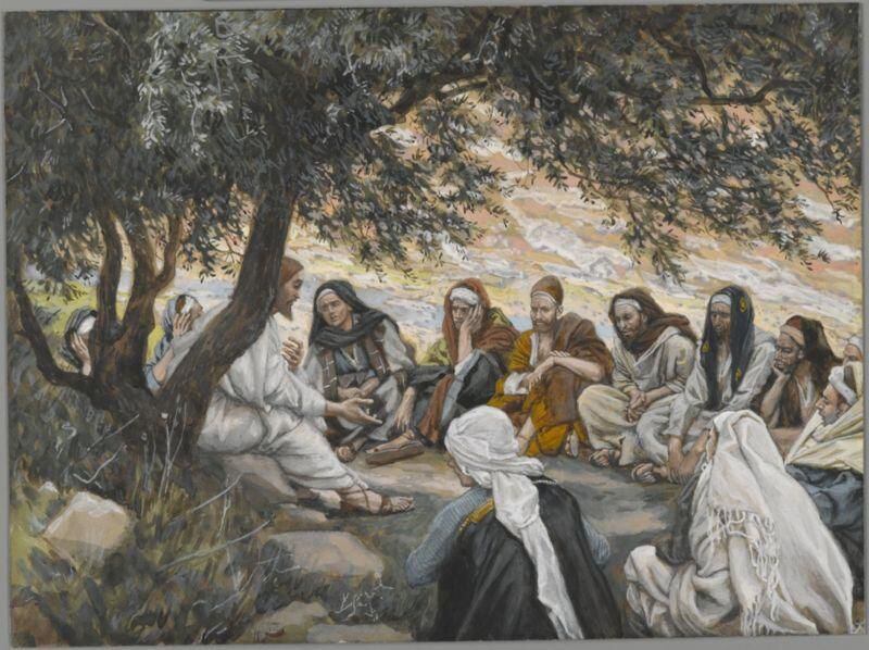 Pintura de James Tissot que muestra a los apóstoles. DOMINIO PÚBLICO