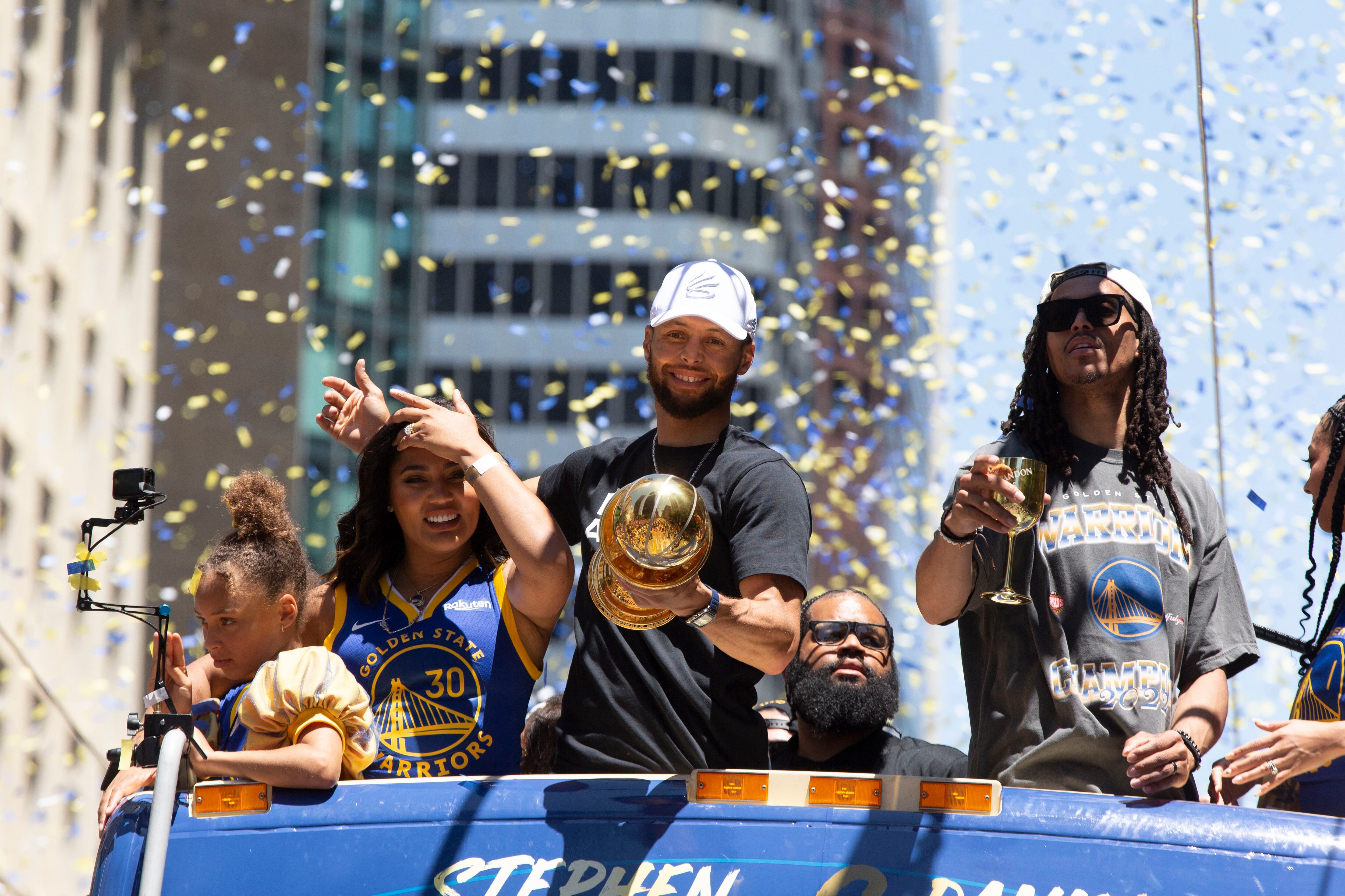 Así fue la multitudinaria fiesta en San Francisco por el título de NBA de los Warriors