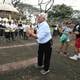 Al ritmo de la retreta ‘Vive la música, Guayaquil’ bailaron moradores del Guasmo con banda municipal