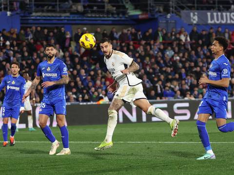 Joselu le dio la victoria 2-0 al Real Madrid sobre el Getafe y que lo pone como líder absoluto