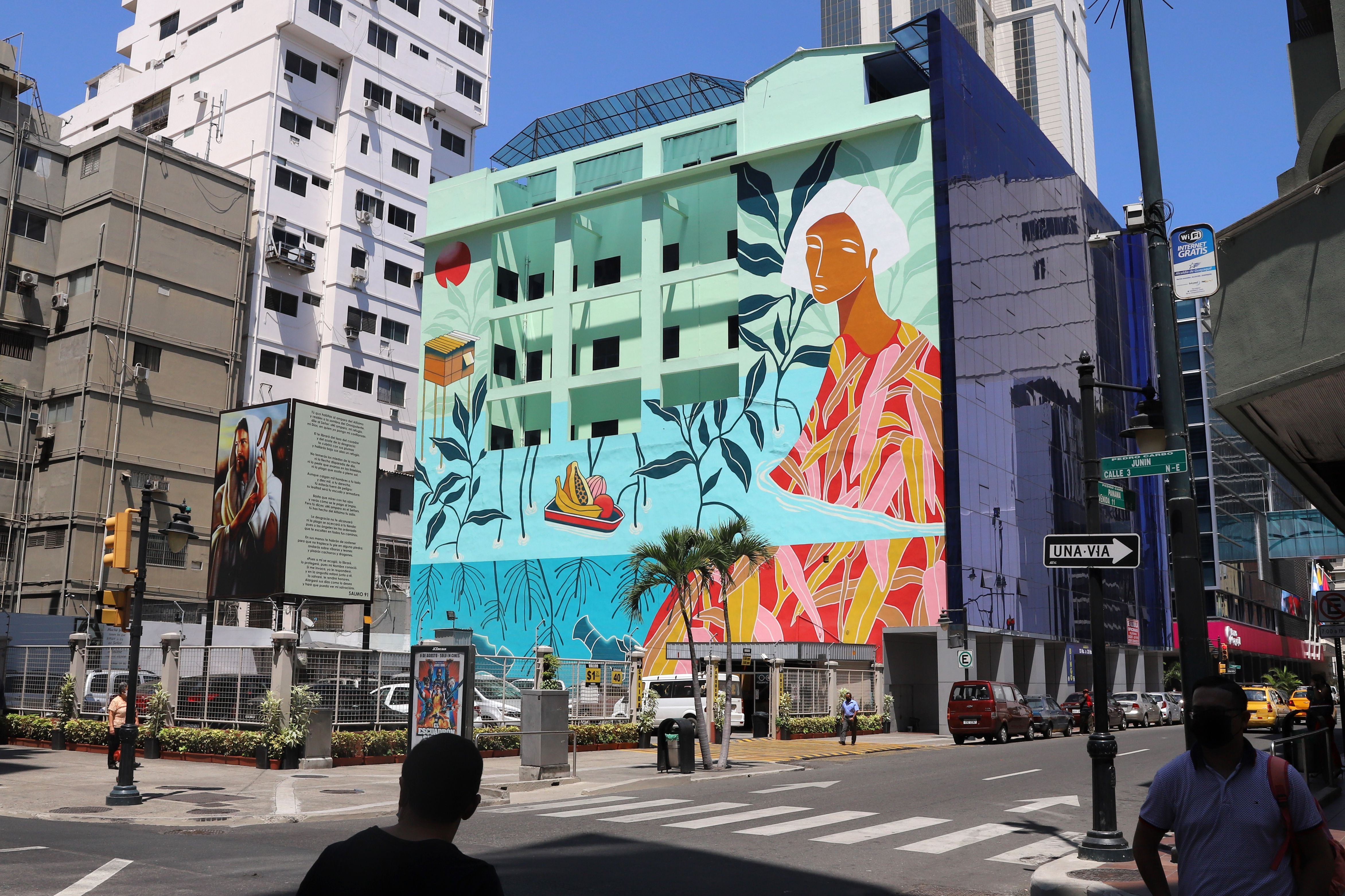 El arte continúa en la calle Panamá: tres nuevos murales se suman a muestra ‘A cielo abierto’