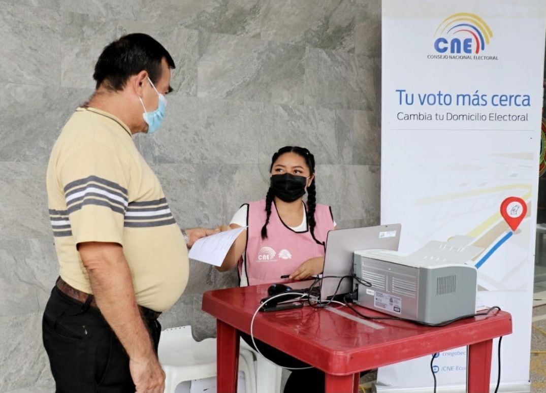 En Manabí se realizaron más de 45.000 cambios de domicilios electorales