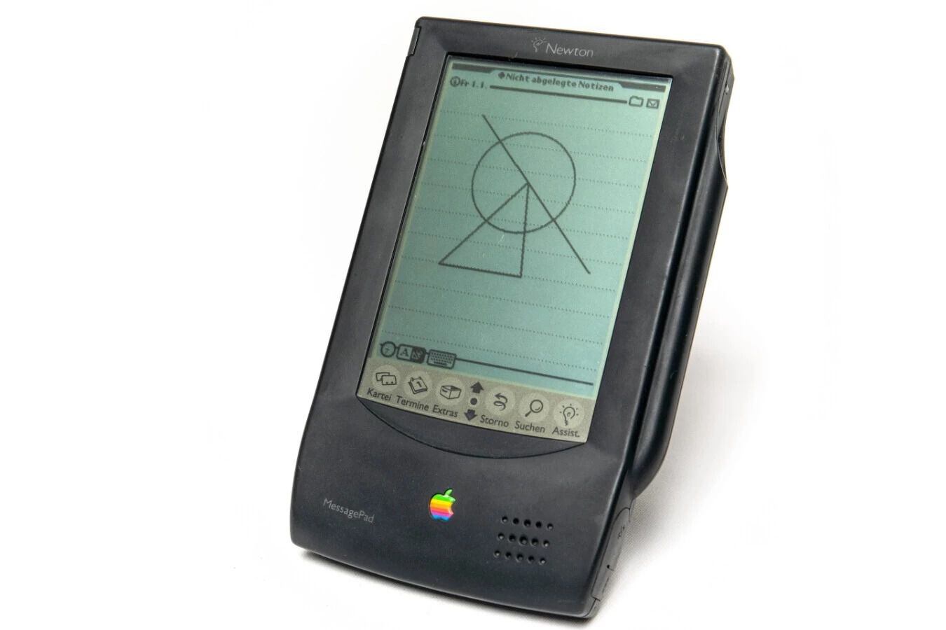 Apple Newton, la computadora de bolsillo antes del iPhone. Foto: Wikipedia Commons