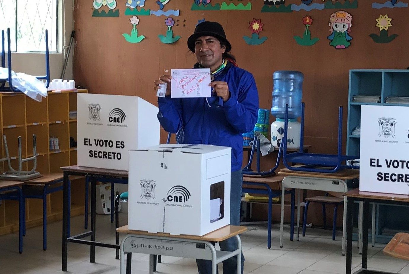 El voto nulo le gana a Andrés Arauz en cinco provincias;  en otra, la contienda está reñida
