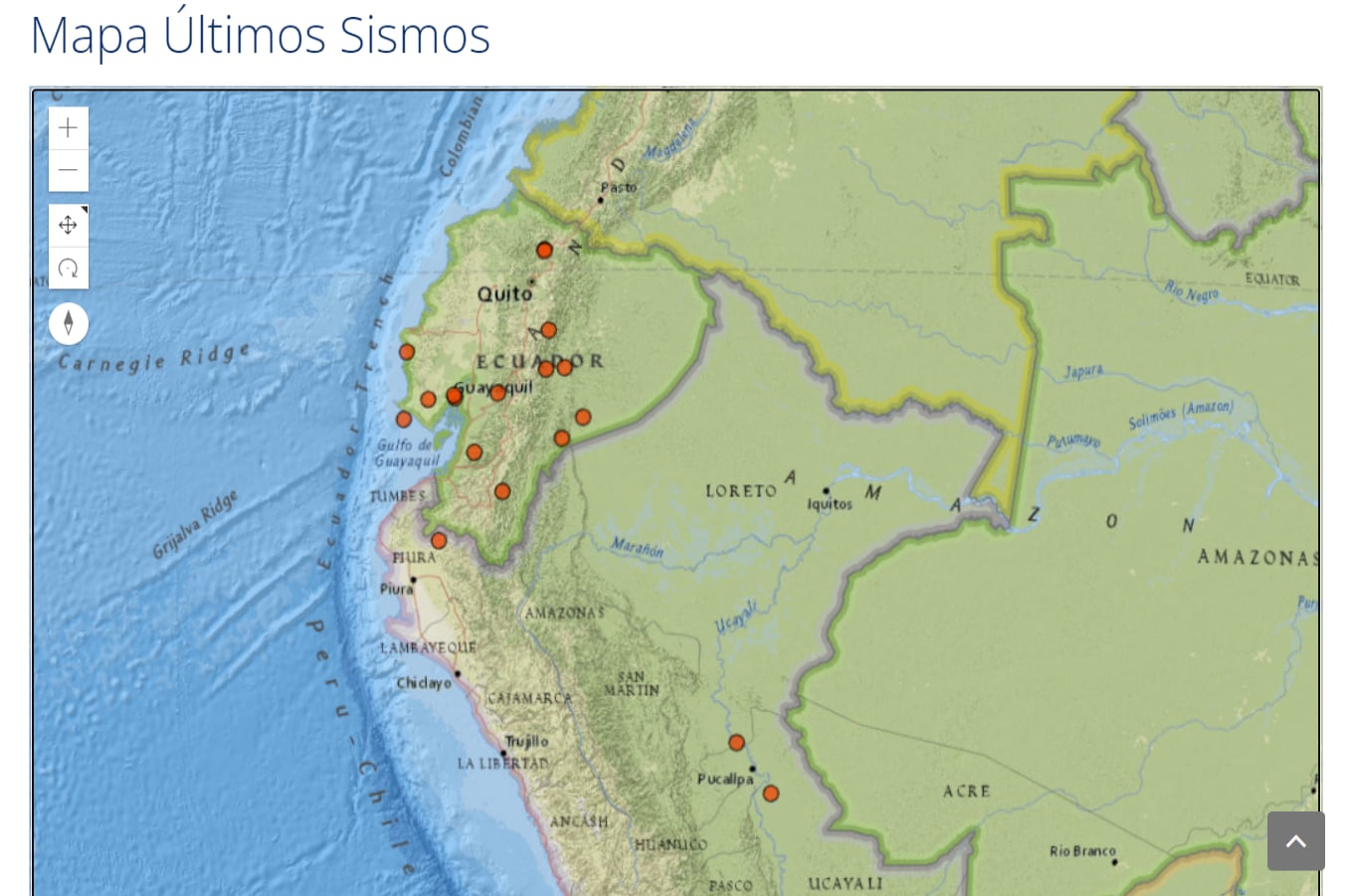 Con los tres sismos registrados este sábado 18 de marzo, el Instituto Geofísico del Ecuador contabiliza 21 en lo que va del mes