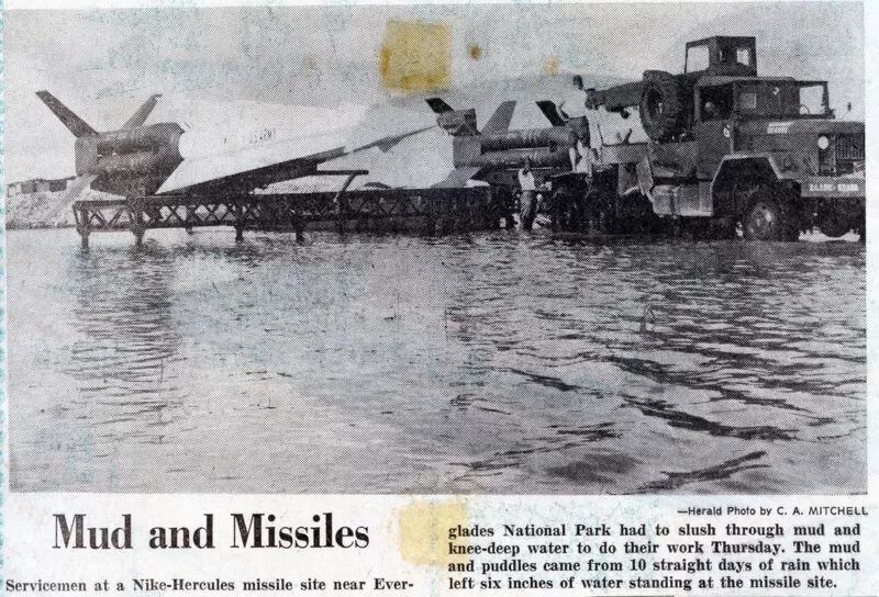 Curiosamente no fueron los misiles rusos sino huracanes y temporales, frecuentes en el sur de Florida, los que causaron mayores problemas a los soldados de la base HM69 en los años posteriores a la crisis. HM69 NIKE NISSILE BASE