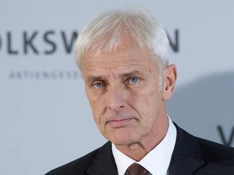 Matthias Müller, presidente de Volkswagen, respalda no subvencionar a los vehículos diésel