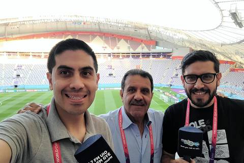 Roberto Omar Machado y sus hijos Sebastián y Roberto Carlos, una dinastía en el periodismo deportivo