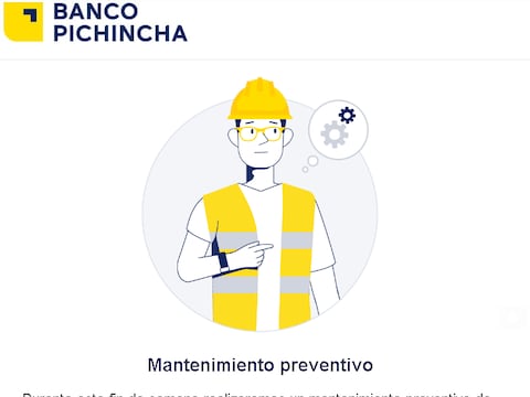 Si no puede acceder a su cuenta en Banco Pichincha este fin de semana, esta es la razón 