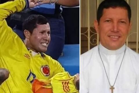 Un sacerdote ‘boxeador’ lo paró de un puñetazo a Darwin Núñez en el Colombia 1-0 Uruguay por la semifinal de la Copa América   