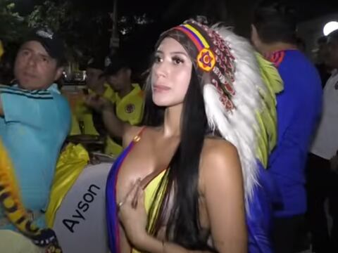 Wendy Sánchez, la sensual hincha de Colombia que se convirtió en la novia de la Copa América 2024