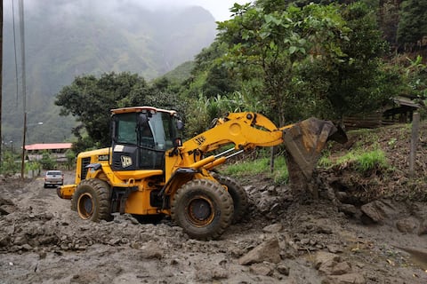 Declaran en emergencia la red vial de Tungurahua tras daños por lluvias