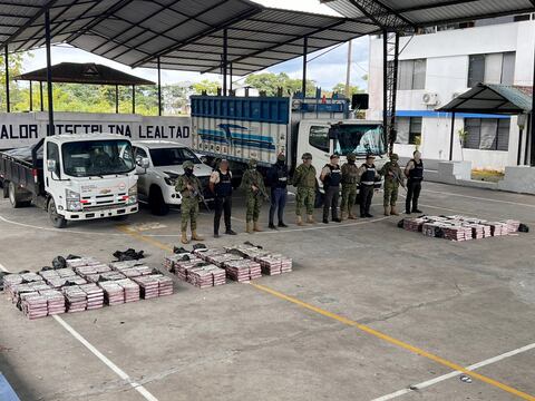 Dictan prisión preventiva para aprehendidos por presunto tráfico de casi una tonelada de droga en Pastaza