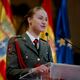 Princesa Leonor conmueve con un discurso a cinco semanas de terminar su formación militar