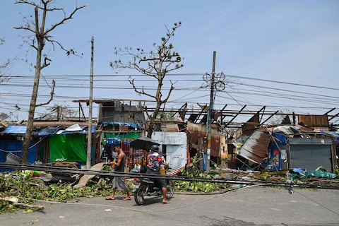 Suben a 29 los fallecidos tras paso del ciclón Mocha por Birmania y Bangladés