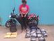 Mujer que movilizaba 18 paquetes de droga en moto fue aprehendida en Esmeraldas 