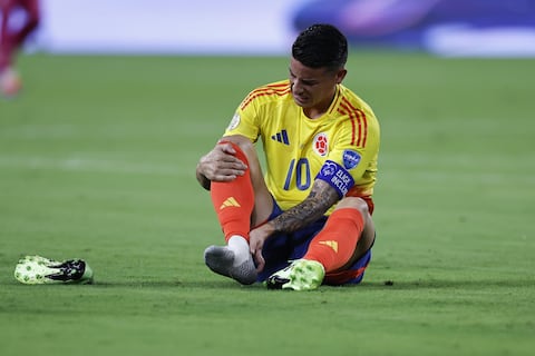 James Rodríguez entre los de menor calificación en el 1x1 de Colombia en la final de Copa América