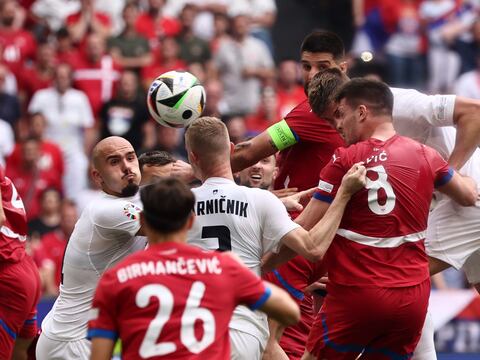 En la agonía del partido: Serbia logra un ajustado empate ante Eslovenia por el grupo C de la Euro 2024