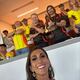 Periodista María José Flores disfrutó de la final de la Copa América con Juanes, Fonseca y Silvestre Dangond