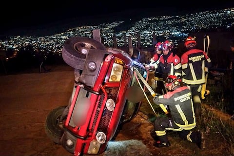 Siniestro de tránsito en el sur de Quito dejó una persona herida