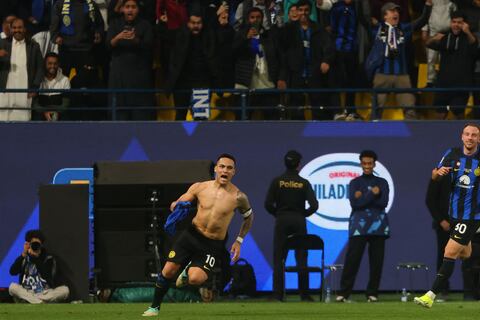 Inter de Milán gana su tercera Supercopa de Italia consecutiva de la mano de Lautaro Martínez