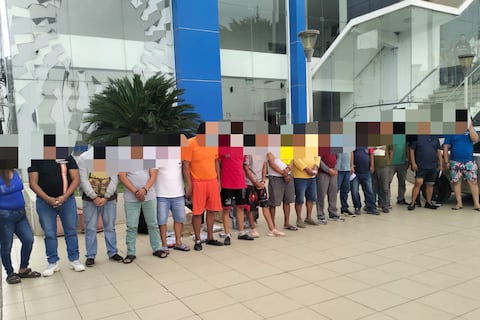 Entre los 20 aprehendidos por robo a locales en el sur de Guayaquil, dos tienen 14 y 22 antecedentes