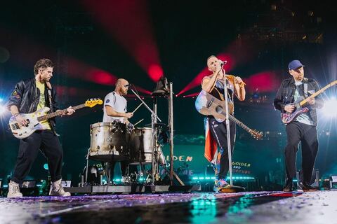 Coldplay de vuelta a los escenarios; el fin de semana se presentó ante 40.000 personas en Costa Rica en su primer concierto de nueva gira